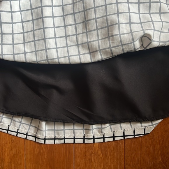 Forever 21 Plaid Holiday Party Dress Size M Sleeveless V-Neck Mini Grunge Preppy - Picture 6 of 12